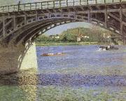 Gustave Caillebotte The Bridge at Argenteuil and the Seine USA oil painting artist